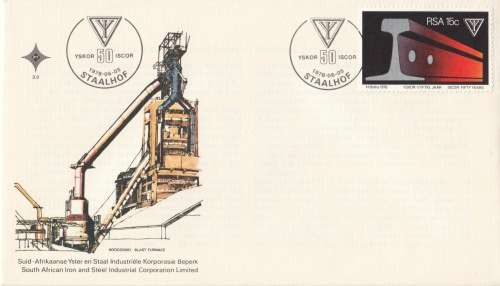 RSA 1978-06-05 50 years of Iskor FDC 3.8 (130 000) [SACC R2]