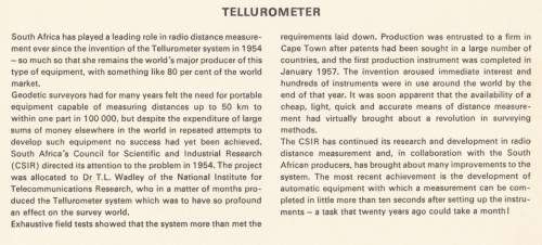 RSA 1979-02-12 Invention of the Tellurometer FDC 3.12 (130 000) [SACC R2]