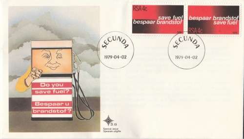 RSA 1979-04-02 Special Issue: Save Fuel-Bespaar Brandstof FDC 3.13 Special A (130 000) [SACC R1]