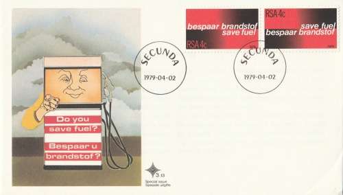 RSA 1979-04-02 Special Issue: Save Fuel-Bespaar Brandstof FDC 3.13 Special B (130 000) [SACC R1]