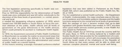 RSA 1979-06-19 Health Year FDC 3.15 (130 000) [SACC R1]