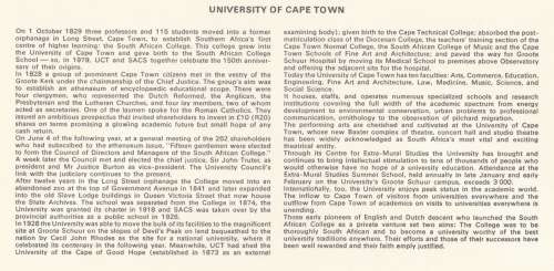 RSA 1979-10-01 150th Anniversary of Cape Town University FDC 3.17 (135 000) [SACC R1]