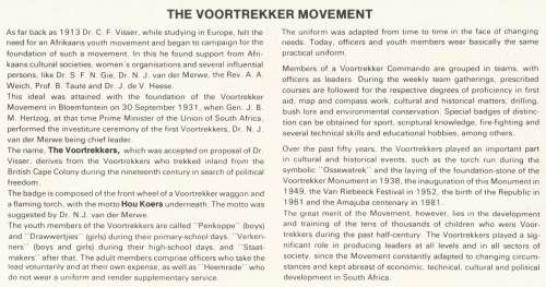 RSA 1981-09-30 50th Anniversary of Voortrekker Movement FDC 3.33 (163 886) [SACC R1]