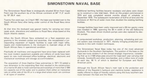 RSA 1982-04-02 Anniversary of Simons Town SA Navy Base FDC 3.36 (138 607) [SACC R7]