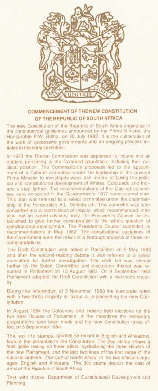RSA 1984-09-03 New Constitution FDC 4.9 Special [SACC R7]