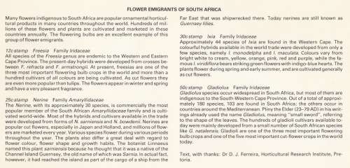 RSA 1985-08-23 SA Floral Emigrants FDC 4.13 [SACC R7]