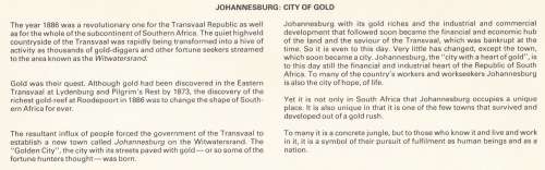 RSA 1986-09-25 The Golden City FDC 4.18 [SACC R7]