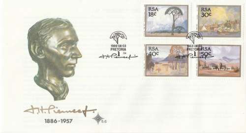 RSA 1989-08-03 Paintings by Jacob Hendrik Pierneef FDC 5.6 [SACC R7]