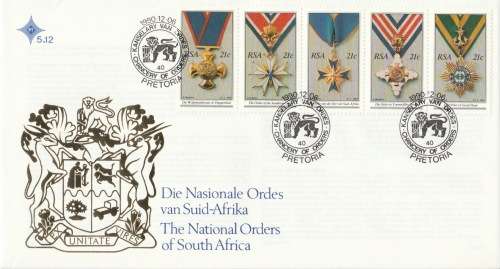 RSA 1990-12-06 The National Orders of SA FDC 5.12 [SACC R10]
