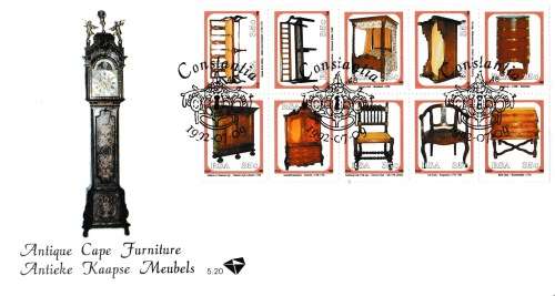 RSA 1992-07-09 Antique Cape Furniture FDC 5.20 [SACC R28]