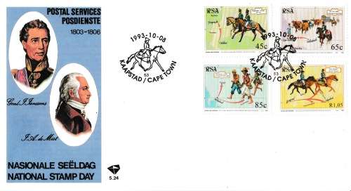 RSA 1993-10-08 National Stamp Day FDC 5.24 [SACC R17]