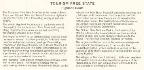 RSA 1995-06-30 Tourism in South Africa FDC 6.17 [SACC R14]