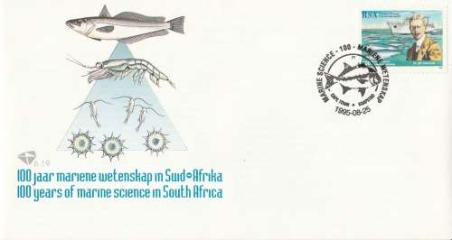 RSA 1995-08-25 100 Years Marine Science in SA FDC 6.19 [SACC R14]