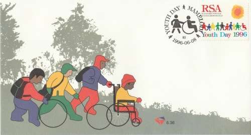 RSA 1996-06-08 Nelson Mandela`s Children`s Fund FDC 6.36 (15 000) [SACC R10]