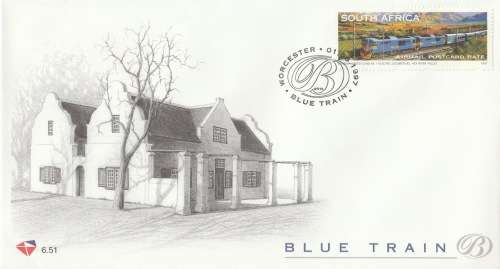 RSA 1997-08-01 Blue Train FDC 6.51 (21 000) [SACC R80]