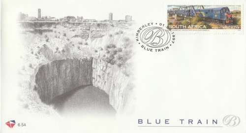 RSA 1997-08-01 Blue Train FDC 6.54 (21 000) [SACC R80]