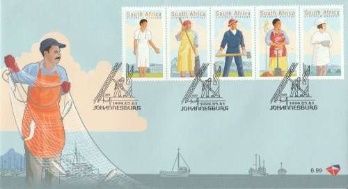 RSA 1999-05-01 Worker`s Day FDC 6.99 (18 000) [SACC R130]