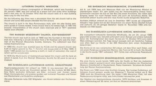 SWA 1978-06-16 Historic Churches in SWA FDC 24 (88 102) [SACC R7]