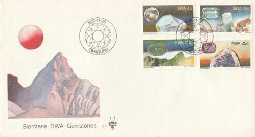 SWA 1979-11-26 Semi-Precious Stones FDC 27 (80 441) - [SACC R7]