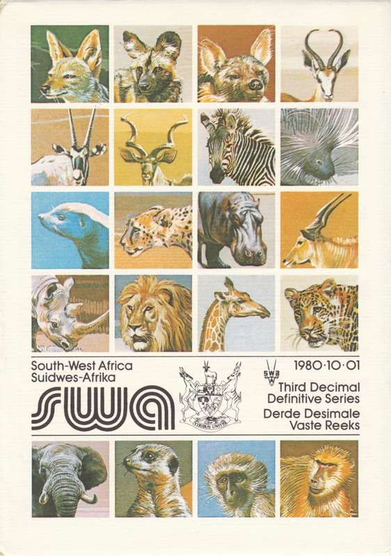 SWA 1980-10-01 Third Decimal Definitive Issue FD Folder 30 (99 655) - [SACC R10]