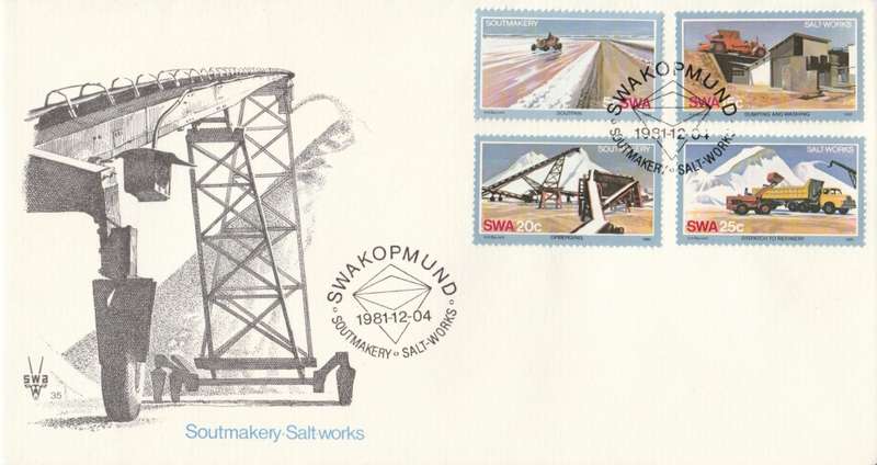 SWA 1981-12-04 Salt Industry FDC 35 (134 353) - [SACC R7]