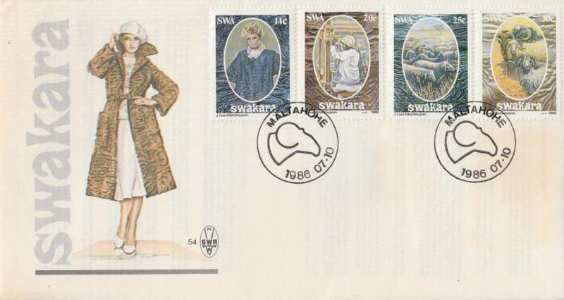 SWA 1986-07-10 Karakul Industry FDC 54 [SACC R7]