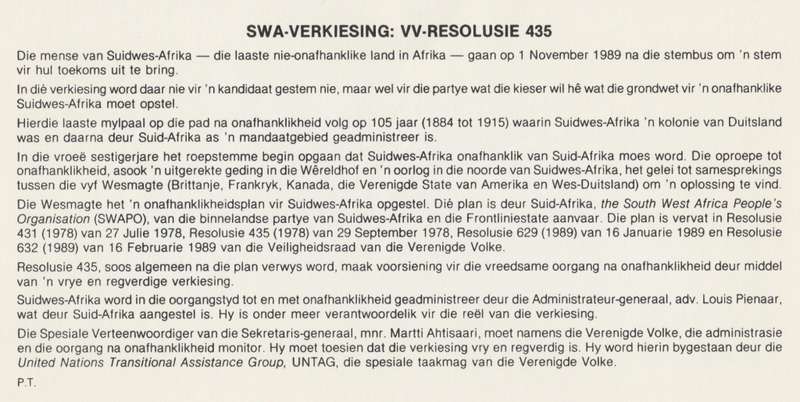 SWA 1989-08-24 UN Resolution 435. Constitutional Election FDC 66.1 [SACC R7]