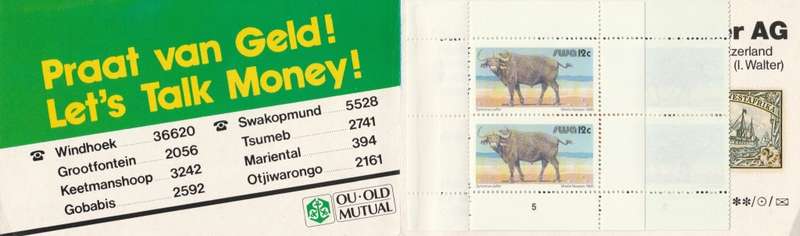 SWA 1985-08-01 1st Decimal booklet SACC 458 x10 [SACC R20]