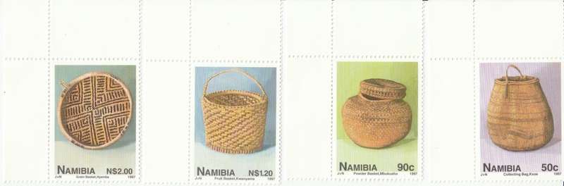 NAM 1997-07-08 Namibian Basketry [SACC 183-186 - R14]