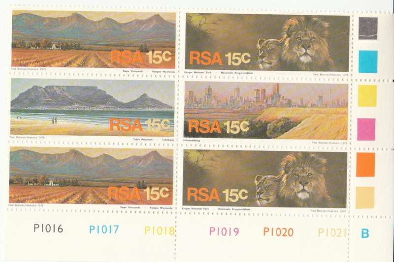 RSA 1975-11-13 Tourism in SA - SACC 393-396 x6 (B) [SACC R150]