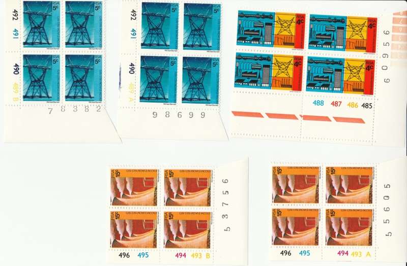 RSA 1973-02-01 50th Anniversary of ESCOM SACC 338-340 x4 [SACC R291]