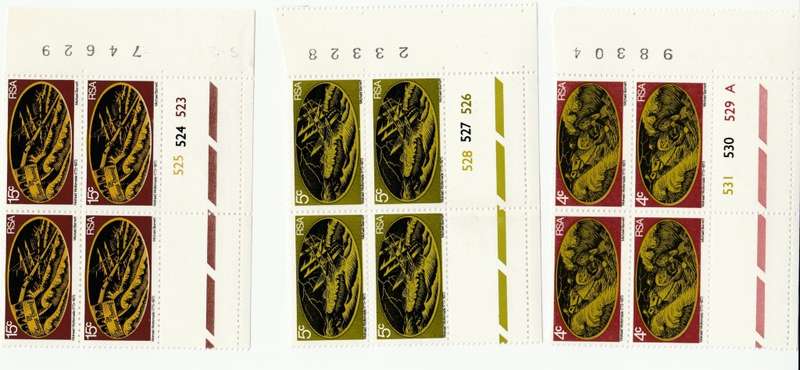 RSA 1973-06-02 Bicentenary of Rescue by Wolraad Woltemade SACC 344-346 x4 [SACC R234]