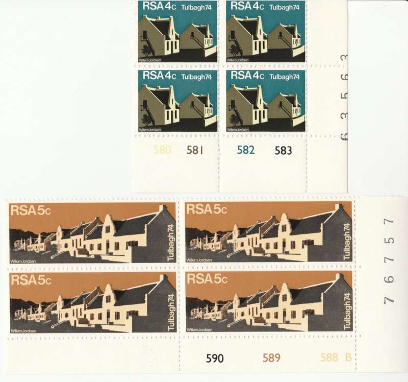 RSA 1974-03-14 Restoration of Tulbagh - SACC 351-352 x4 [SACC R27]