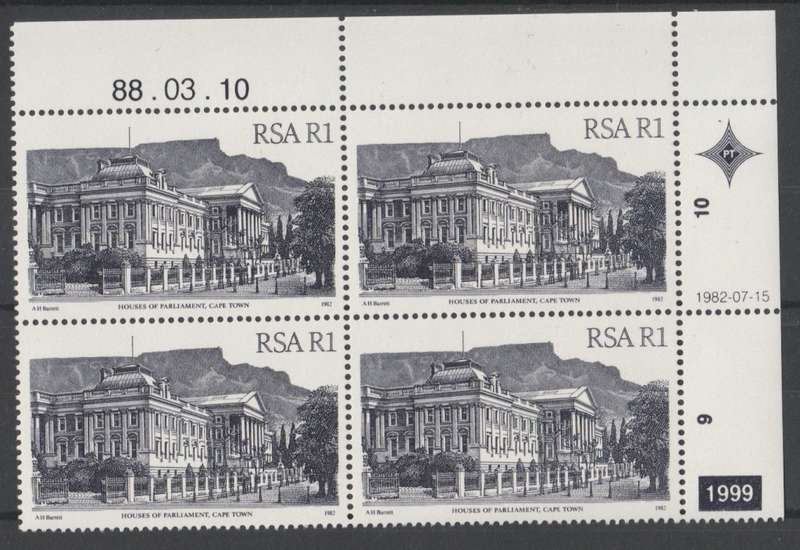 RSA 1988-03-10 4th Definitive Issue - SACC 530a x4 (Plate 1999) [SACC R100]