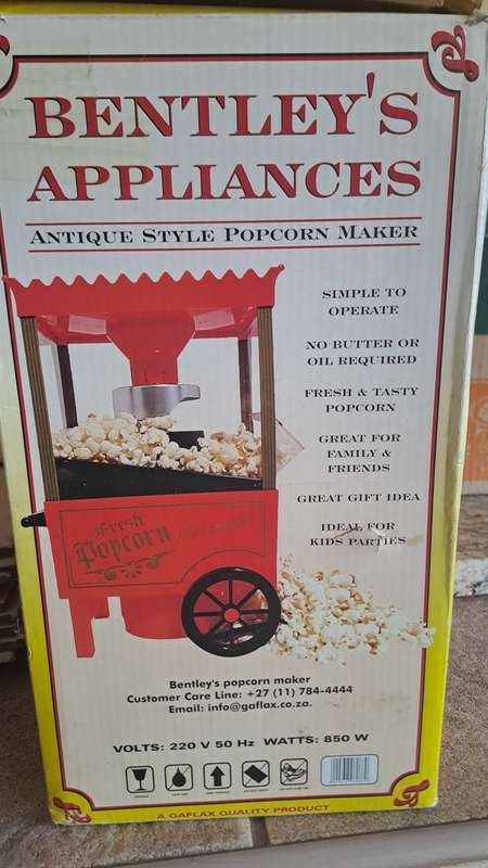 Bentley's Antique Style Popcorn Maker