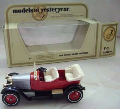 Matchbox "M.O.Y." Y-2 Prince Henry Vauxhall Car of 1914