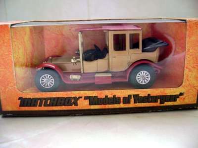 Matchbox   "Models of Yesteryear"   Y-7  Rolls  Royce  Car  of  1912