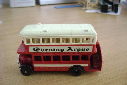 "Days Gone"  Vintage London Double Decker Bus Nr. 15  by  Lledo