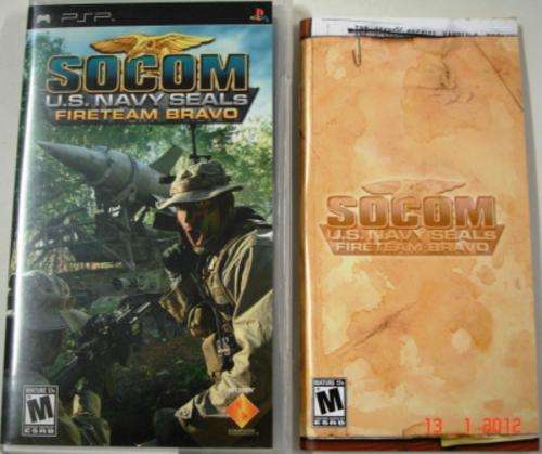 SOSOM U.S. NAVY SEALS FIRETEAM BRAVO - PSP GAME