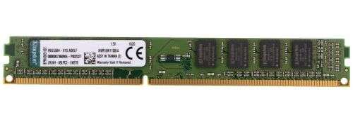 Kingston - Value Ram 4GB 1600MHz DDR3 CL11 DIMM SR x8