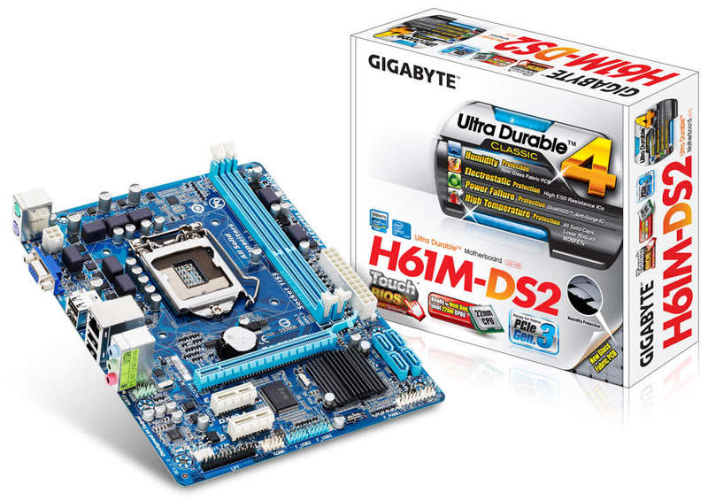 Gigabyte GA-H61M-DS2 motherboard + intel Core i3 + 4Gb ram (Bundle sale!!!)