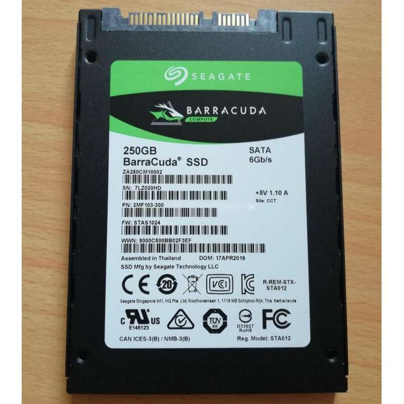 Seagate BarraCuda SSD 2.5` Internal SSD 250GB