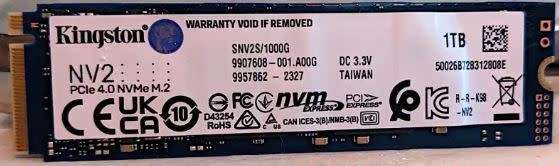 Kingston SNV2S/1000G NV2 1TB M.2