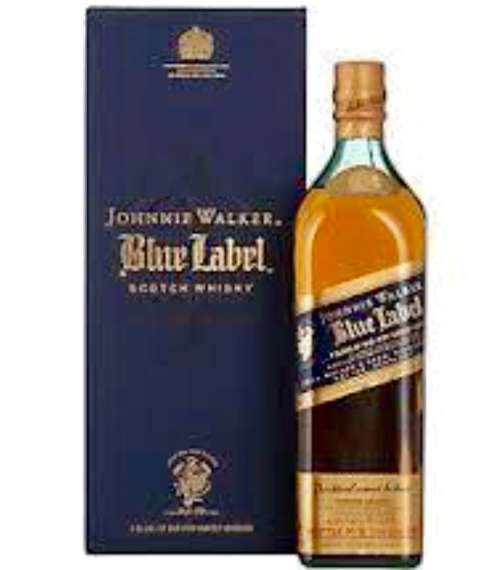 Johnnie Walker Blue Label 750ml (Bottle # GA1 07597)