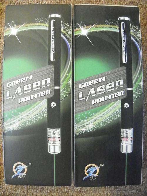 Green lazer pointer with patern head