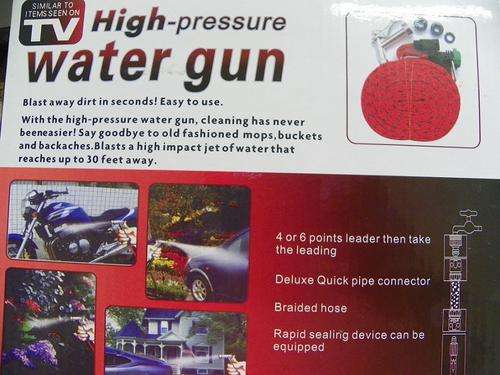 High pressure water nozzle & Hose