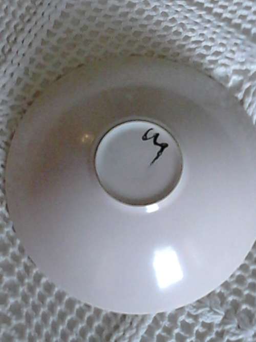 POOLE POTTERY DISH. GOOD CONDITION. SIZE 15CM - ORANGE ABSTRACT 