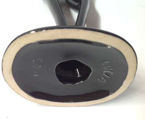 VINTAGE LUCIA WARE CERAMICS BLACK BAMBI LOT 8