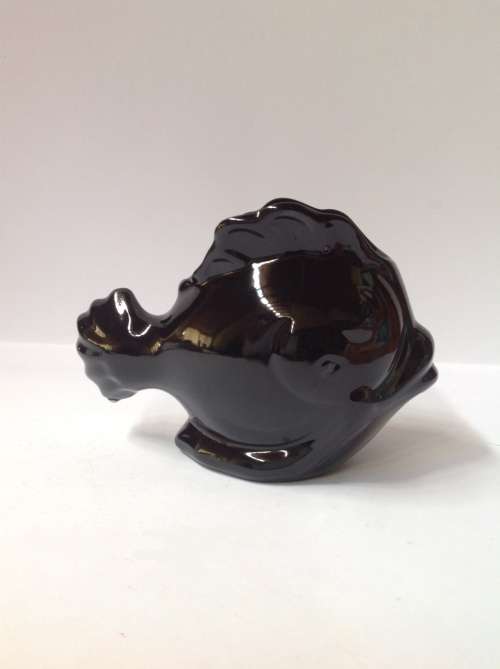 VINTAGE LUCIA WARE CERAMICS BLACK FISH LOT 9