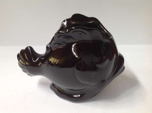VINTAGE LUCIA WARE CERAMICS BLACK FISH LOT 9